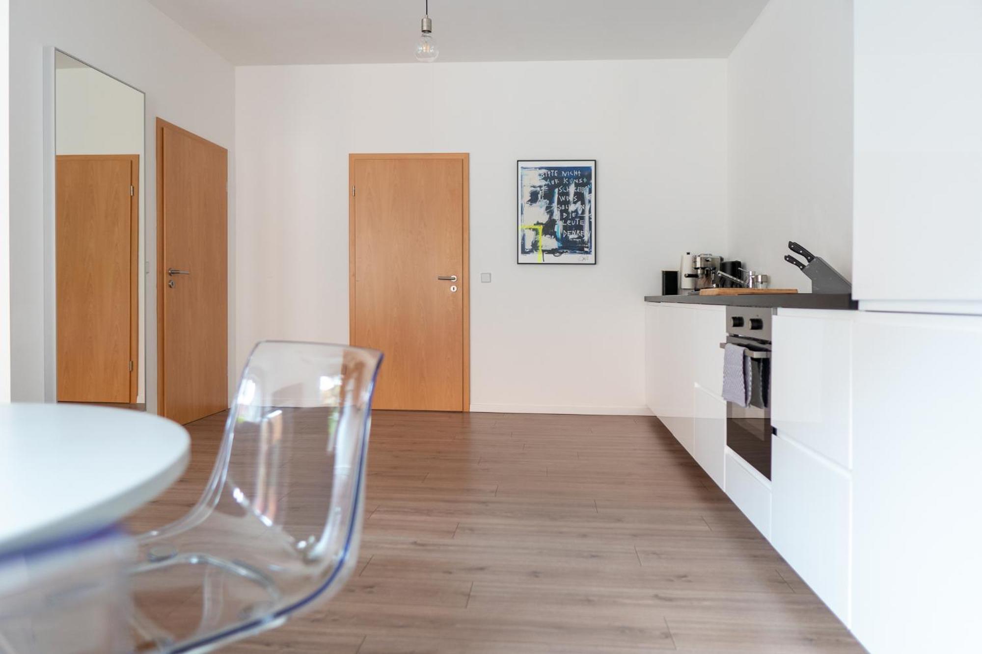 Luxurioeses Apartment, 10Min Innenstadt, Parkplatz エアフルト エクステリア 写真